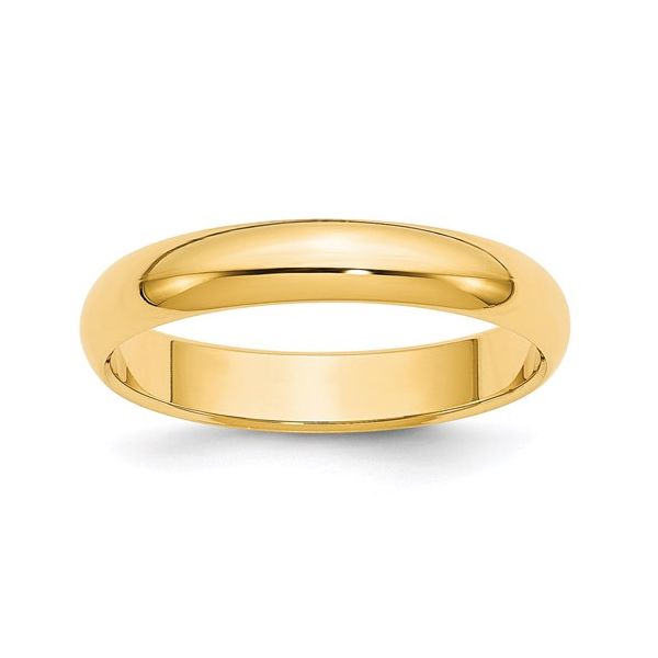 4MM Comfort Fit Gold Band