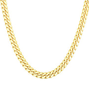 14K Solid Cuban Link Chain